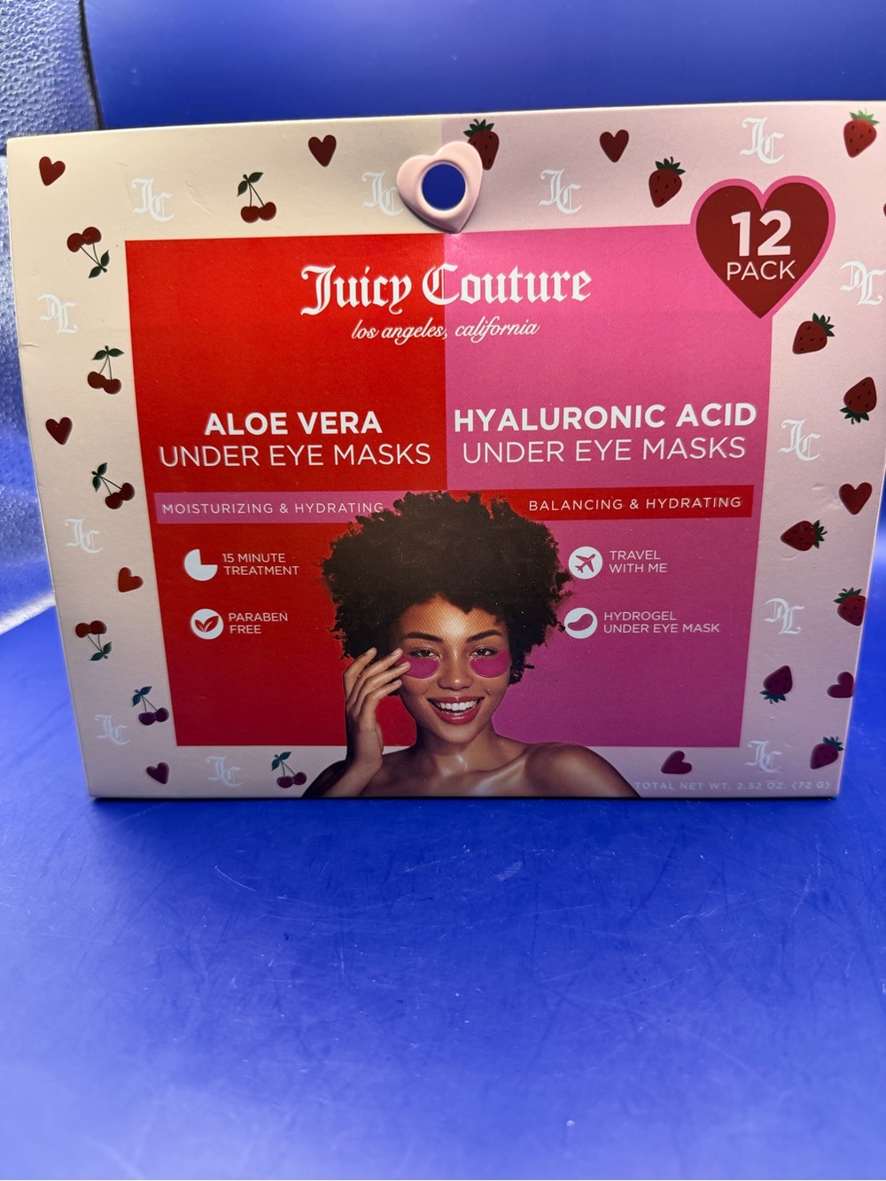 Juicy Couture Aloe Vera + Hyaluronic Acid Under Eye Masks - 12 Pack